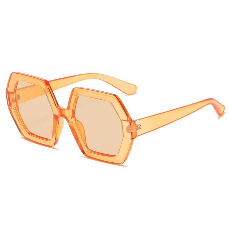 Damen hexagonale Sonnenbrille mit komfortablem Rahmen Brehn
