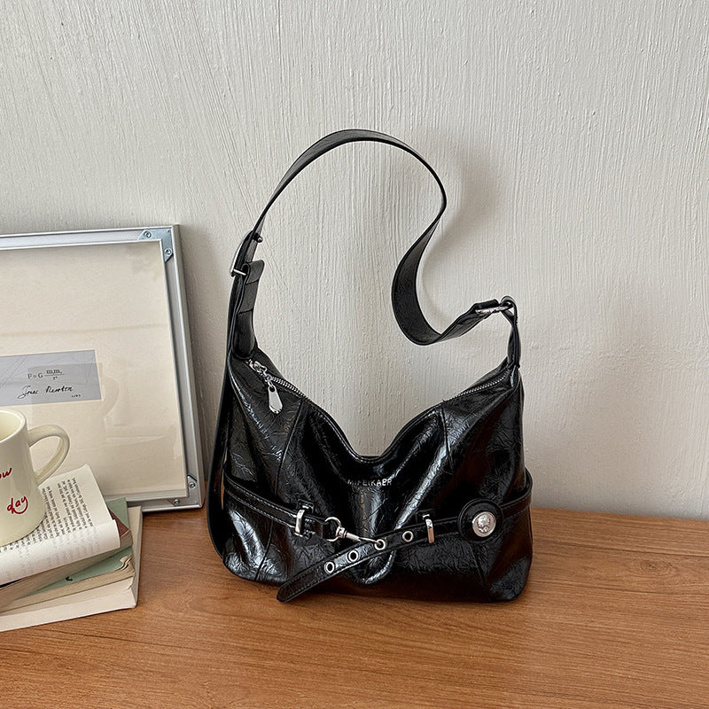 Moderne weiche Leder Schultertasche
