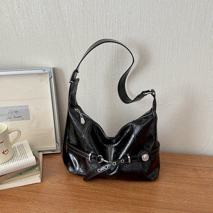 Moderne weiche Leder Schultertasche