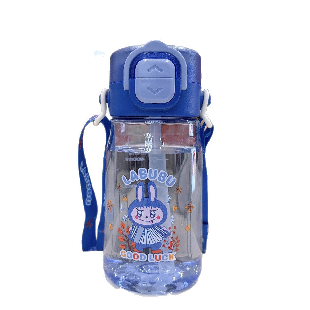 Damen Kindgerechte Wasserflasche mit praktischer Silikonschlaufe Brehn