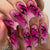 Kunstvolle Nagelspitzen mit floralen und abstrakten Designs Brehn 1788229281
