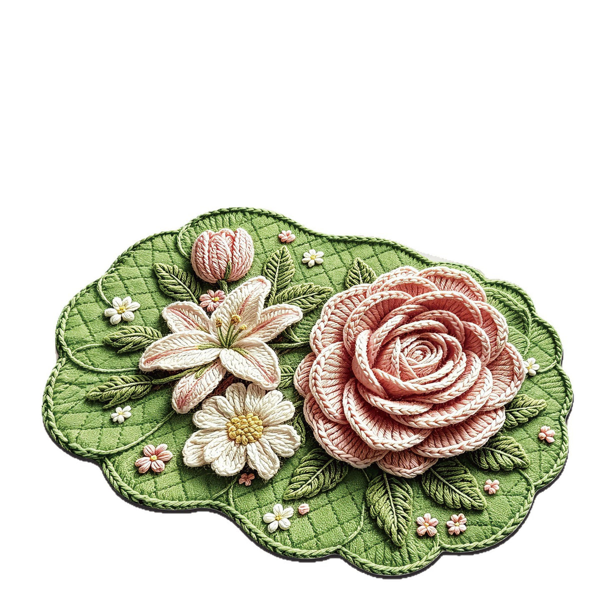 Dekorative Florale Teppich