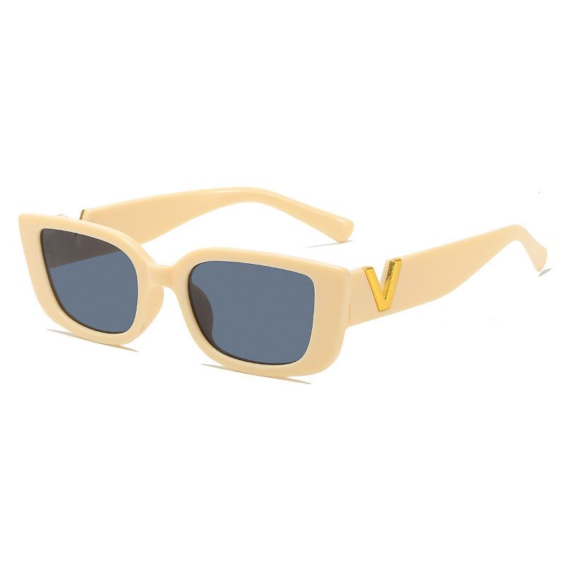 Stylische Quadratische Rahmen Sonnenbrille Brehn