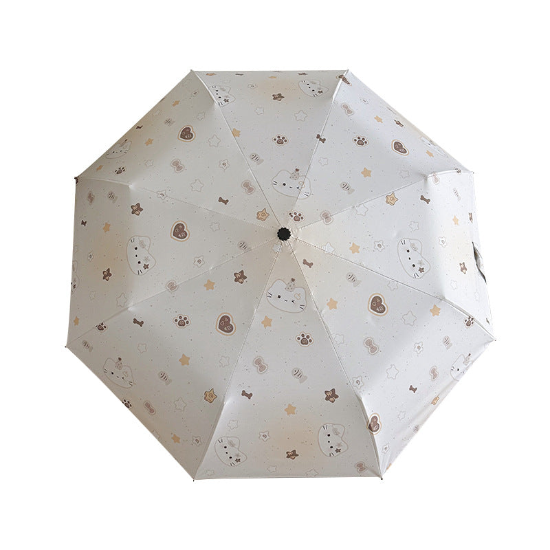 Damen Faltbarer Regenschirm mit charmantem Tierdesign Brehn