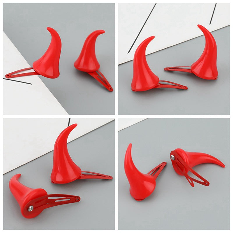 Creative Hair Styling Horn Clips Brehn