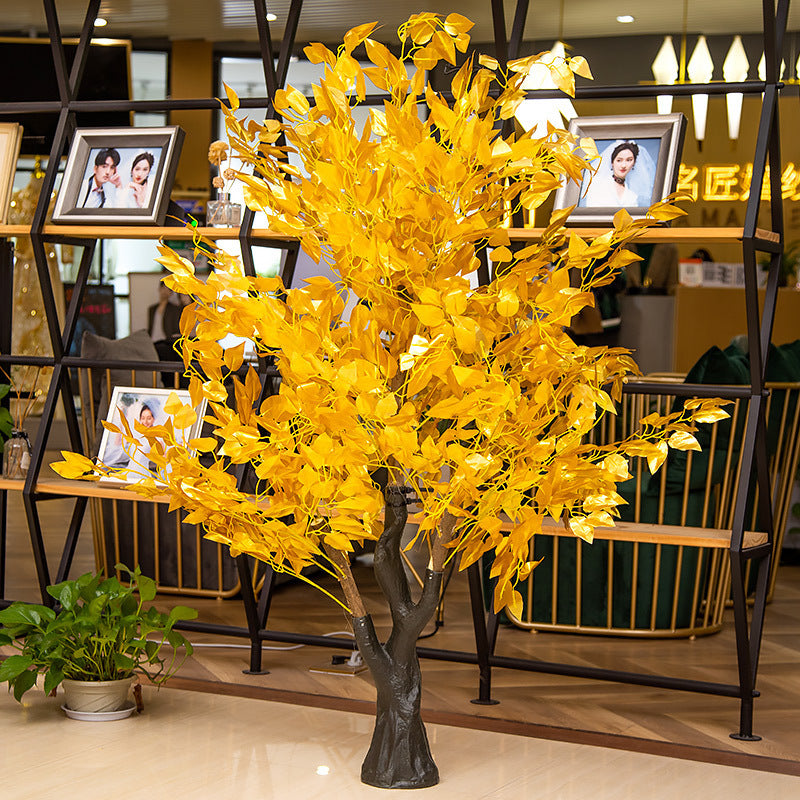 Künstlicher gelber Blattbaum Brehn