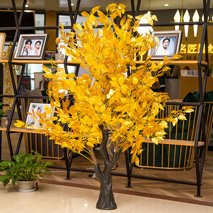 Künstlicher gelber Blattbaum Brehn
