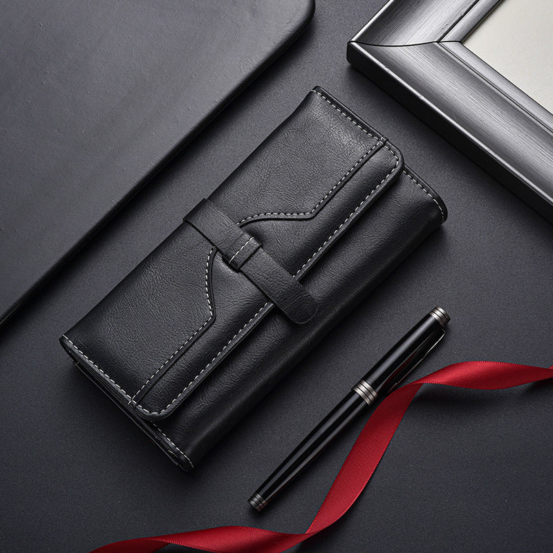 Leder Clutch Geldbörse Brehn