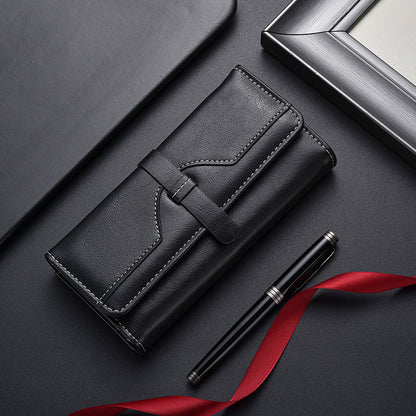 Leder Clutch Geldbörse Brehn