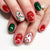 Kunstnagelset mit festlichen Weihnachtsdesigns Brehn