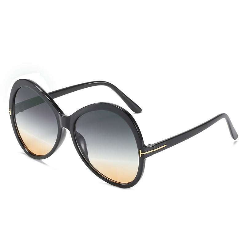 Modebewusste Übergroße Schmetterlingssonnenbrille Brehn