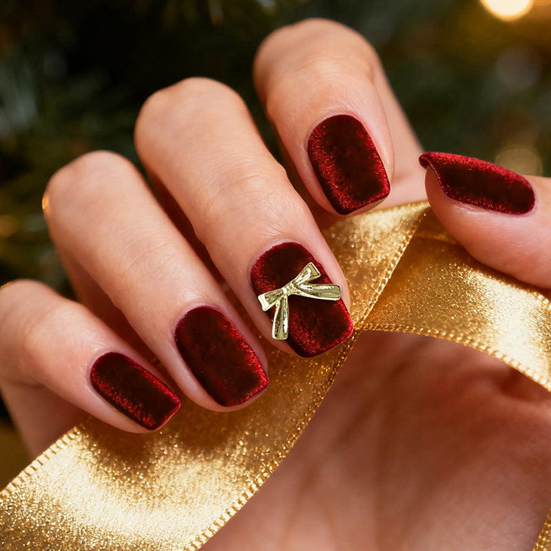 Velvet Press-On Nail Set Brehn