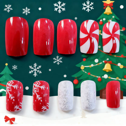 Festlich thematisiertes Nagelkunstset Brehn
