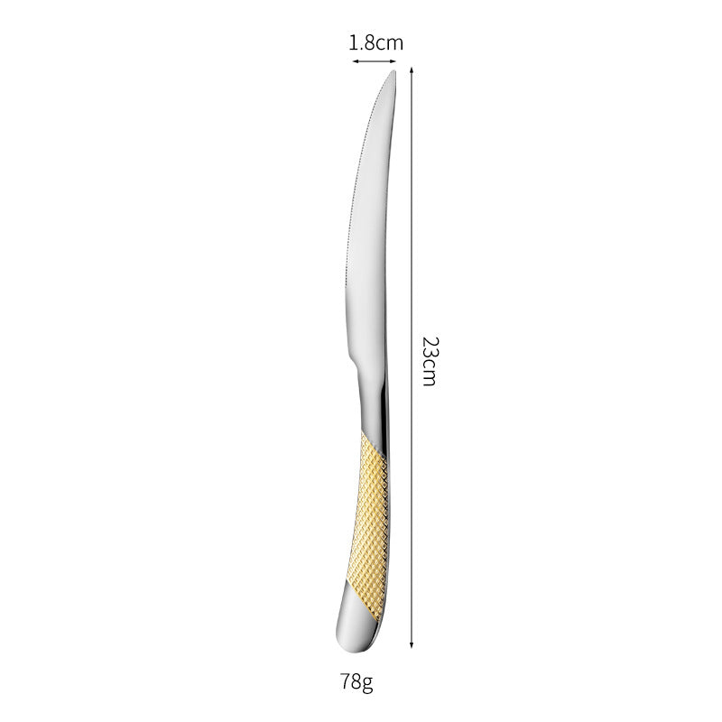 Feines und Elegantes Tafelmesser mit Rutschfestem Griff Brehn