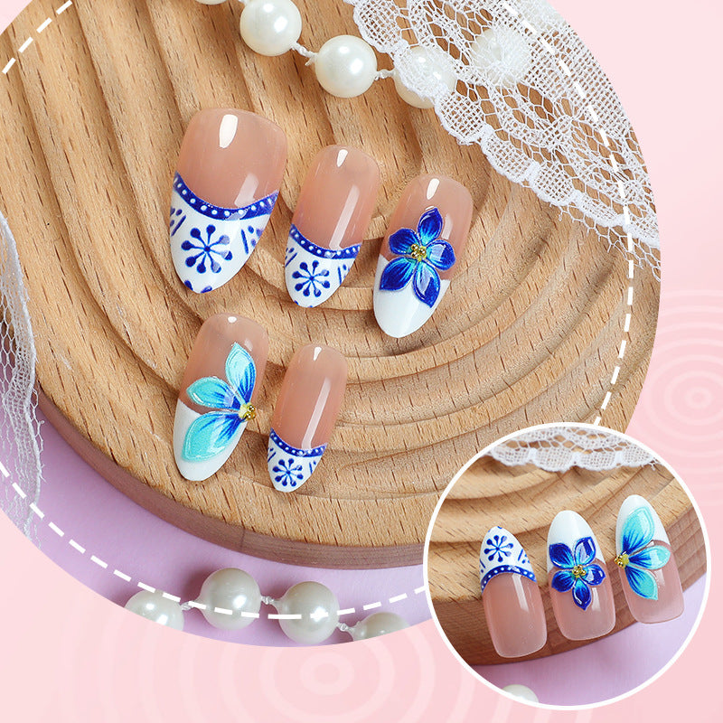 Dekoratives Floral Press-On Nagelkunstset Brehn 1790636675