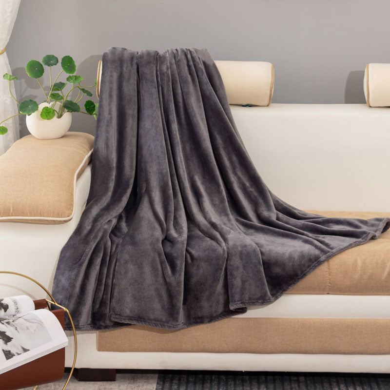 Damen luxuriöse Fleece-Decke mit sanfter Textur Brehn