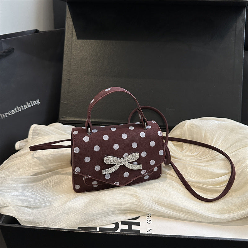 Stylische Punktemuster-Handtasche