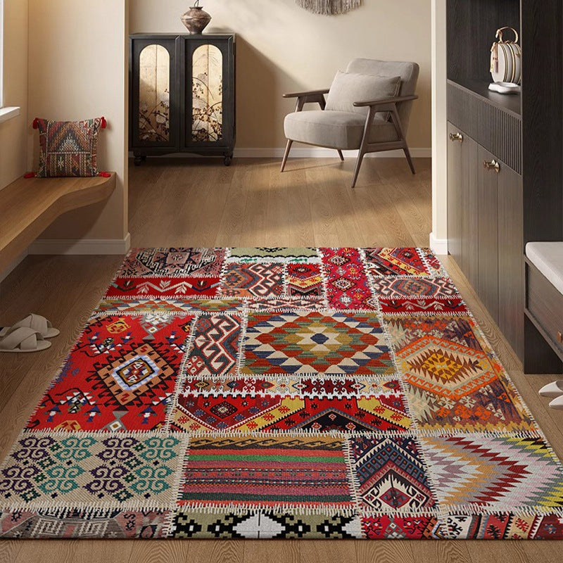 Vibrant Geometric Outdoor Teppich