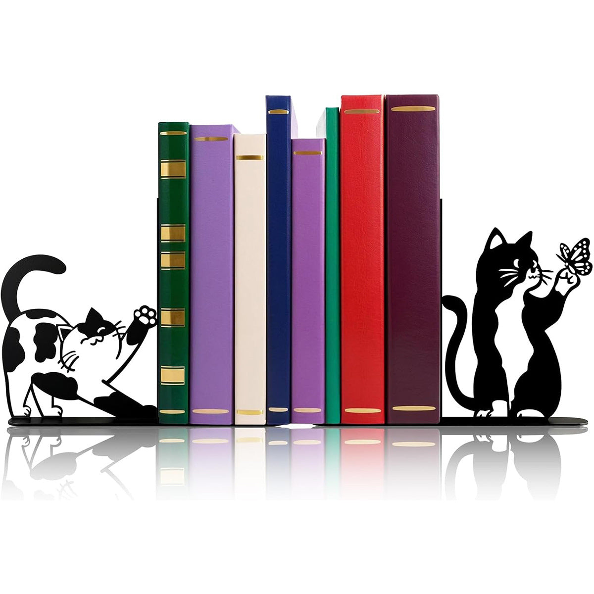 Dekorative katzenförmige Buchstützen