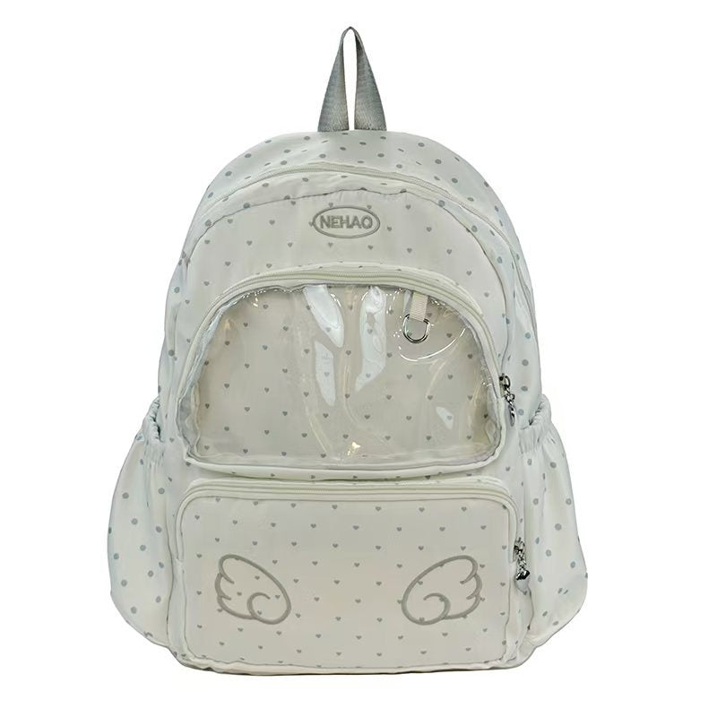 Transparenter Fronttaschen-Rucksack Brehn