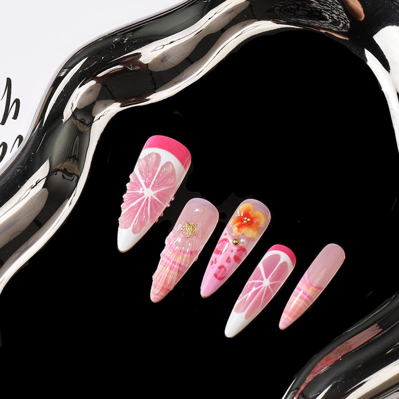 Künstlerisches dekoratives Nagelset Brehn