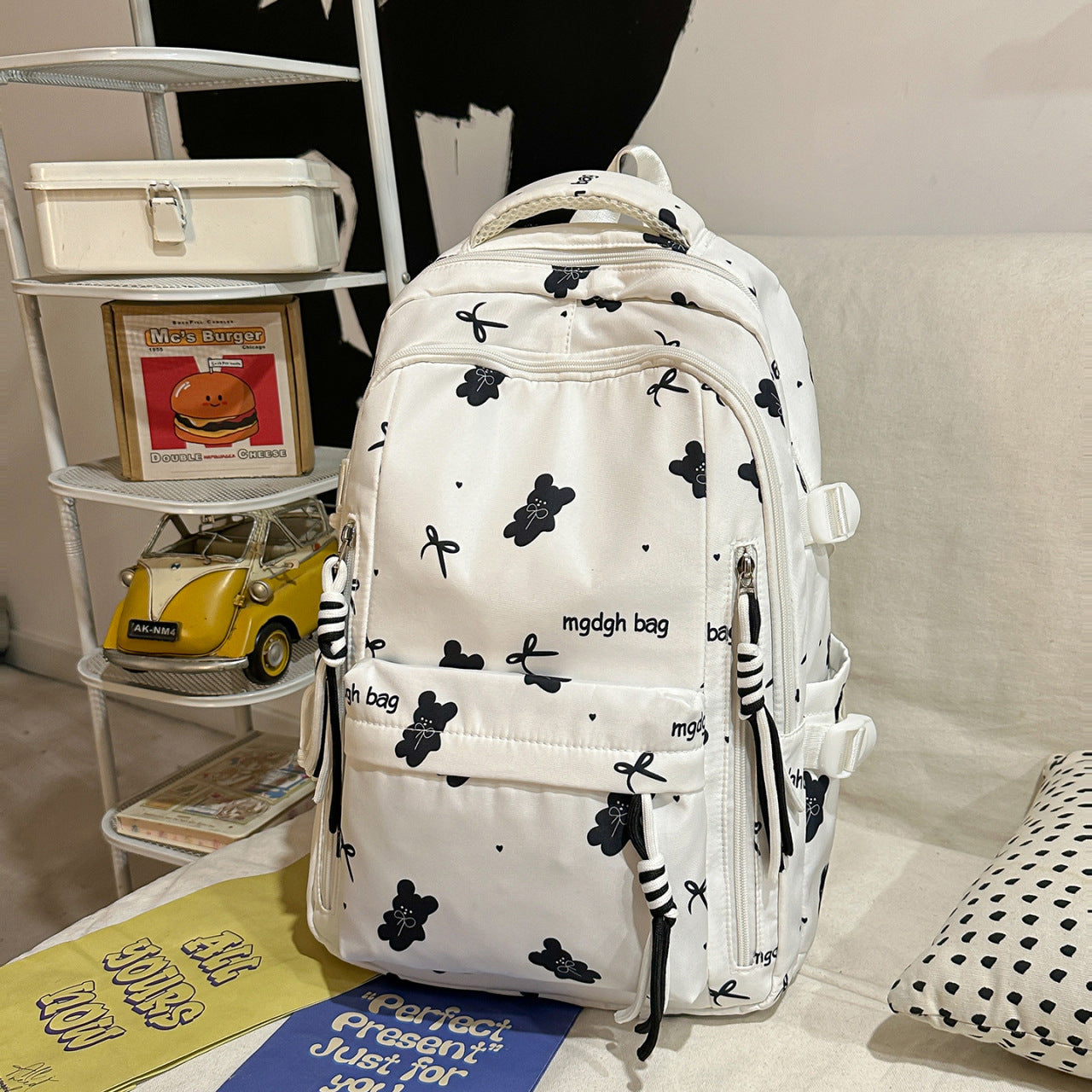 Stylischer Rucksack mit Süßem Tiermotiv Brehn