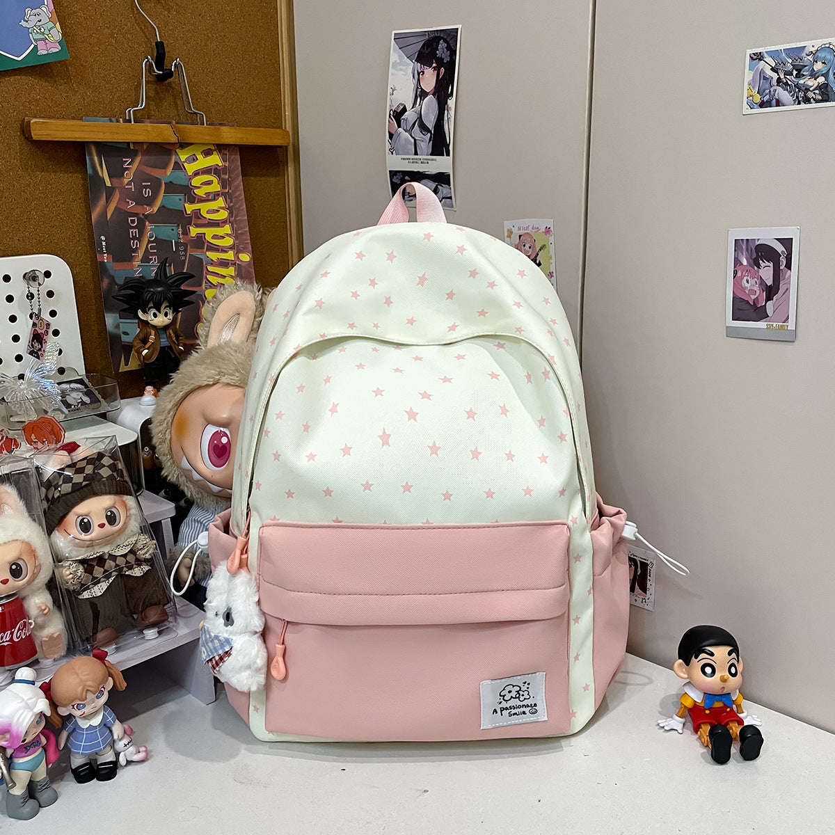 Stylischer Sternenprint-Rucksack