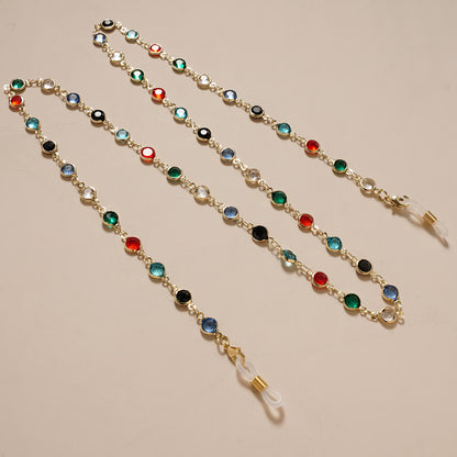 Elegante Perlen Brillen Kette Brehn