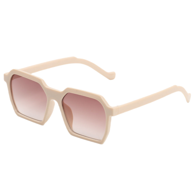 Damen Modische hexagonale Sonnenbrille mit sanften Farbverlauf Brehn