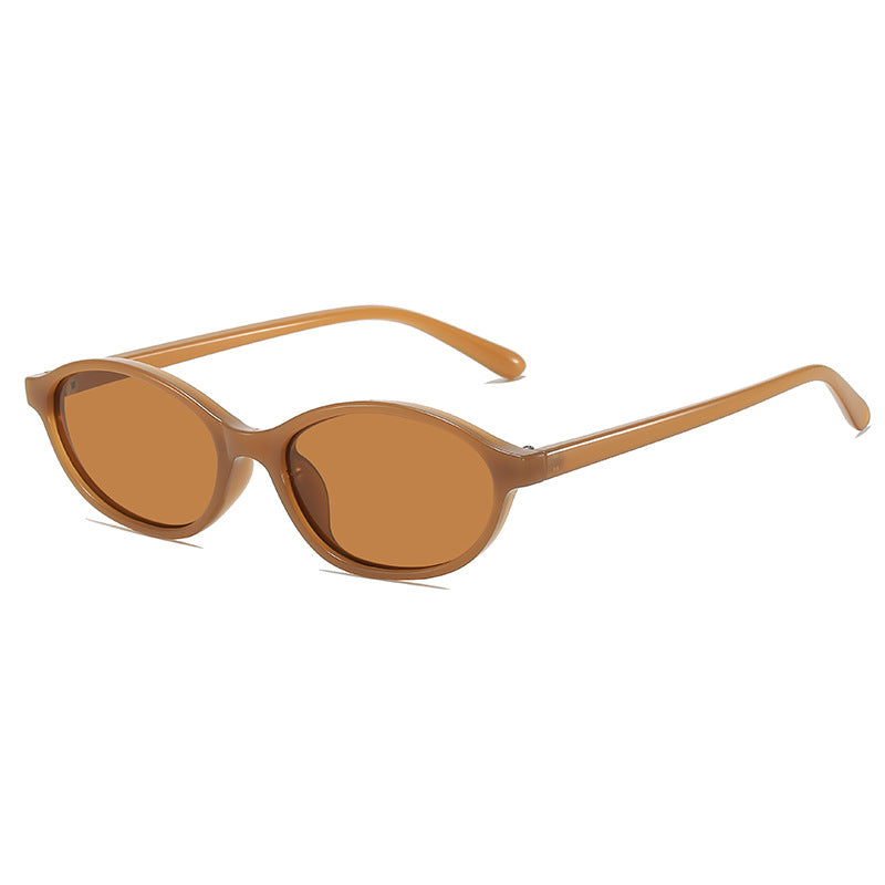 Elegante Vintage-inspirierte ovale Sonnenbrillen Brehn