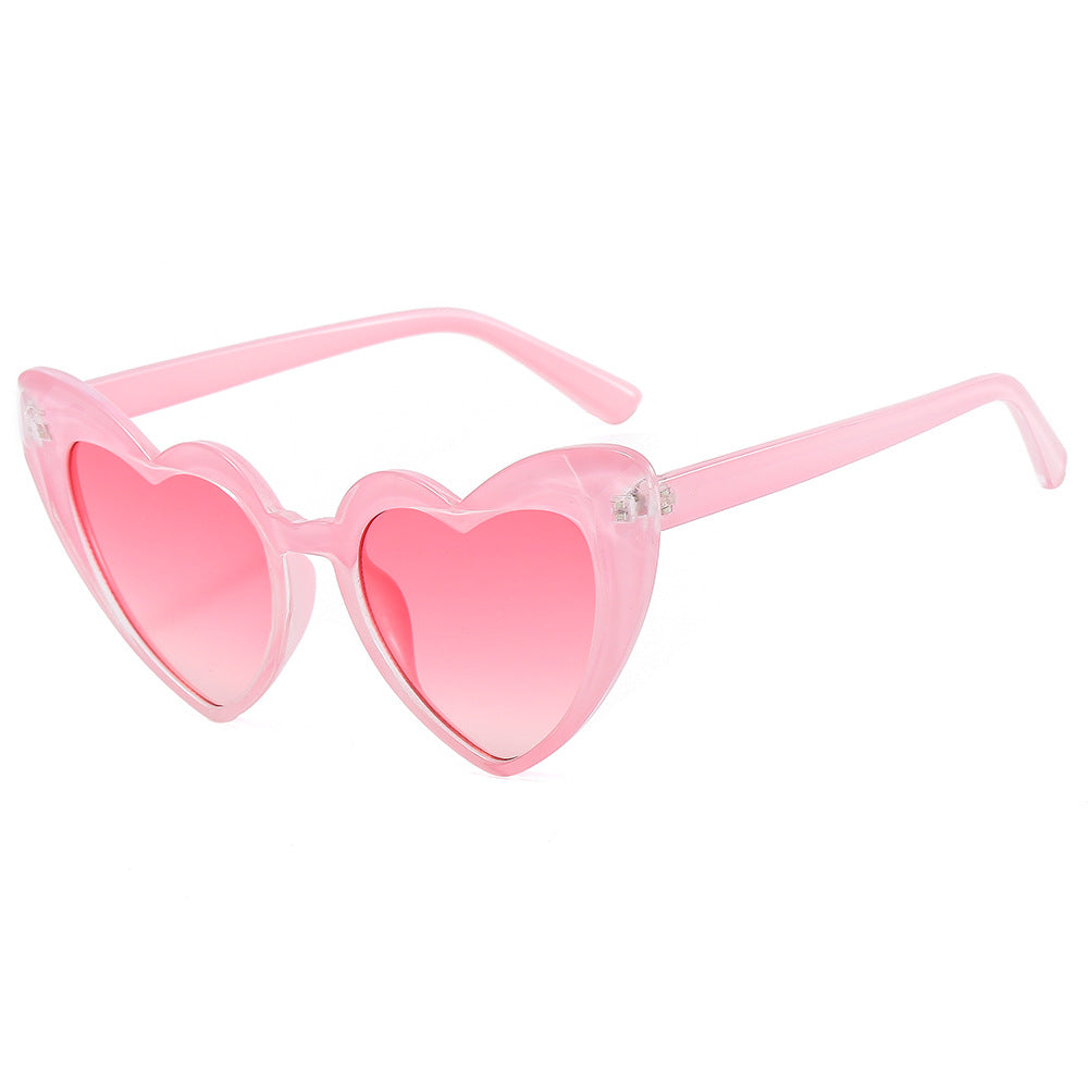Damen modische Herz-Sonnenbrille mit UV-Schutz Brehn
