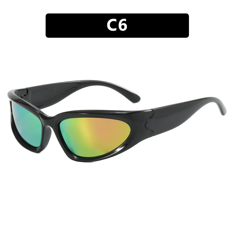 Damen Sportliche Sonnenbrille mit ergonomischem Design und polarisierten Gläsern Brehn