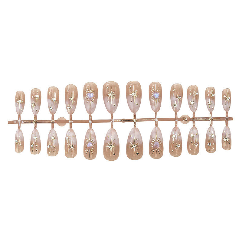 Dekoratives Press-On Nagelkunst Set Brehn