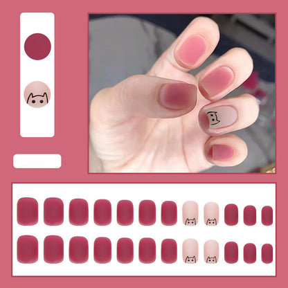 Verspielt Cartoon-Themen Press-On Nageldesign