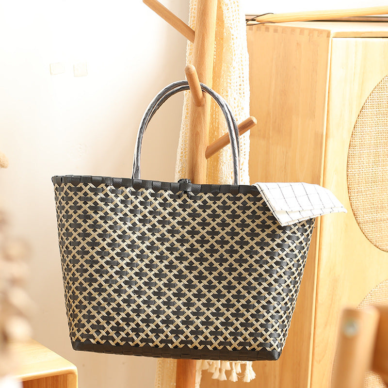 Stylische gewebte Strandtasche Brehn