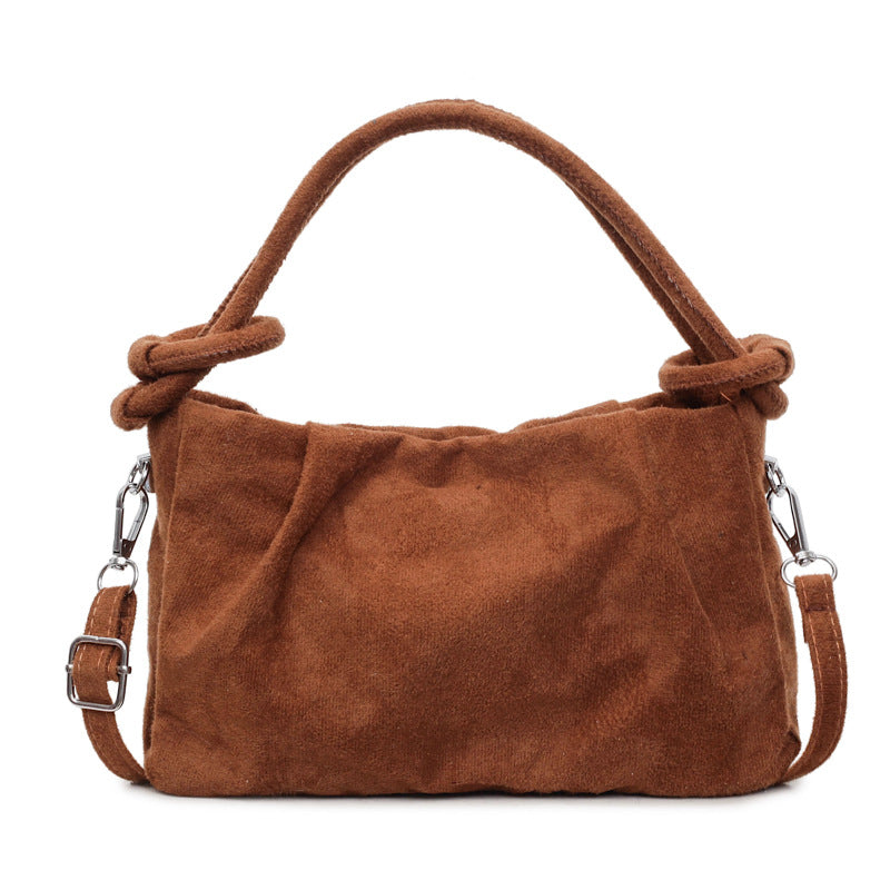 WoSoft Wildleder Hobo Tasche Brehn