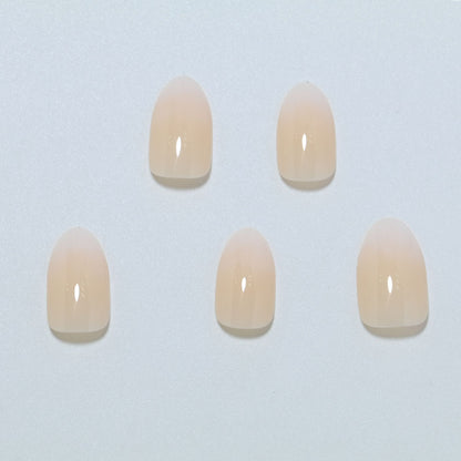 Natürliche Ombre Press-On Nagelspitzen Brehn