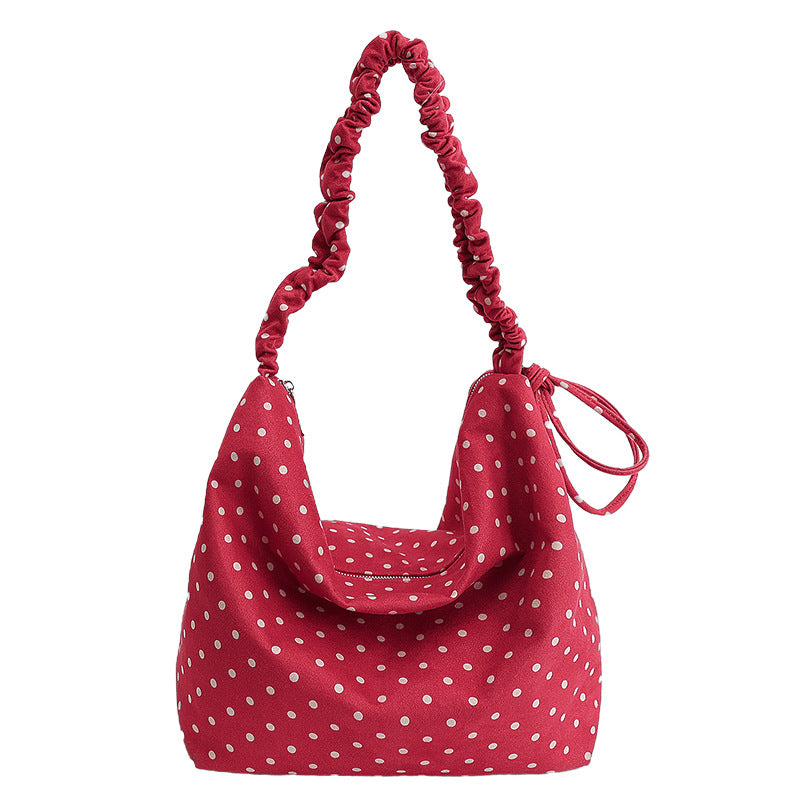 Polka Dot Hobo Tasche