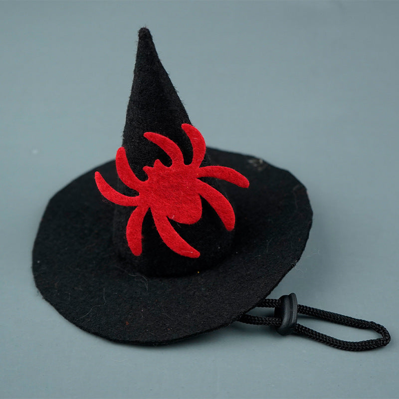 Halloween-Haube mit Fledermaus-Applikation