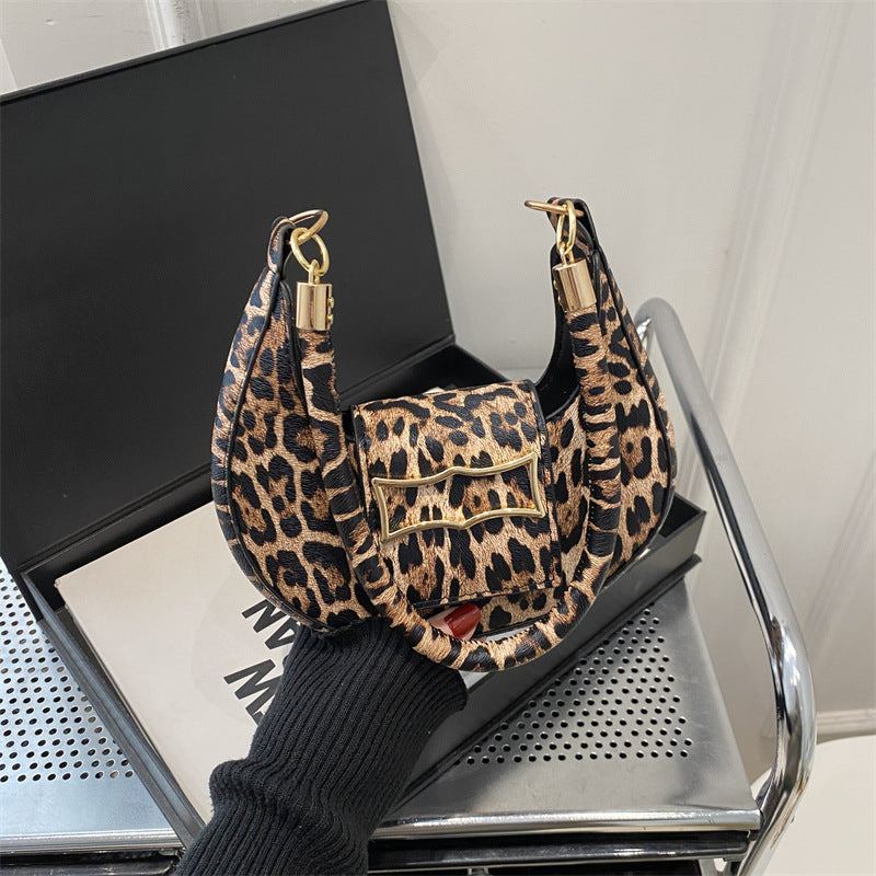 Stylische Leopardenmuster-Handtasche Brehn