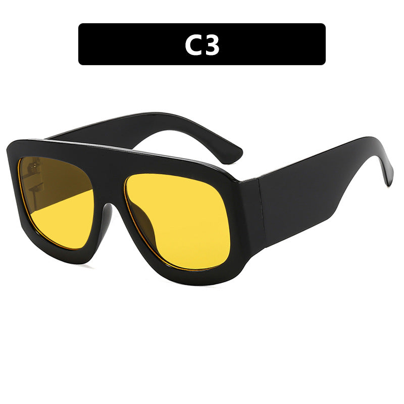 Damen modische Oversized Sonnenbrille mit markantem Design Brehn