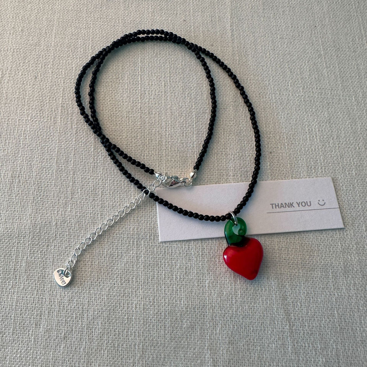 Minimalistische Perlenkette Brehn