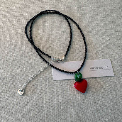 Minimalistische Perlenkette Brehn