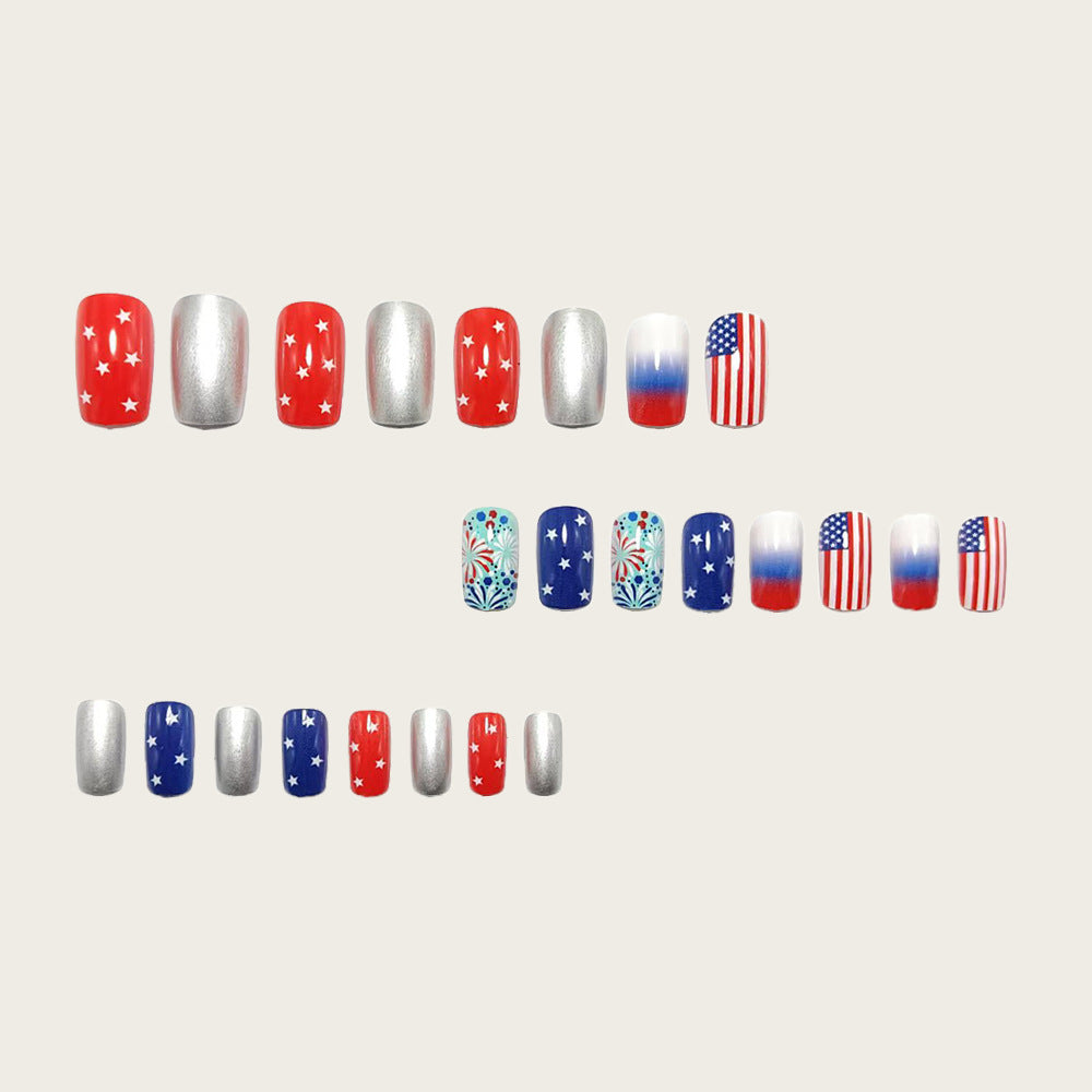 Kunstnagelset mit Patriotischen Motiven Brehn