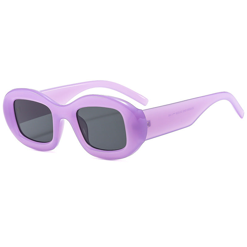 Damen Modische Sonnenbrille mit weichem, geschwungenem Rahmen Brehn