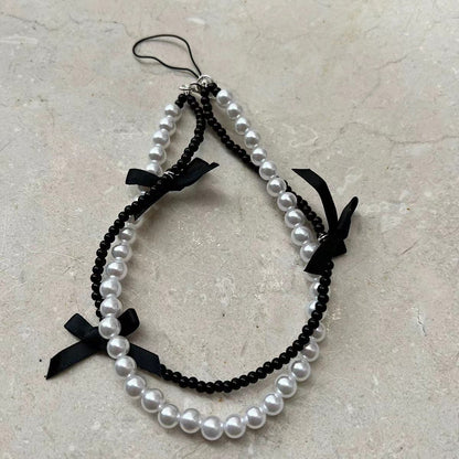 Elegante Perlenbesetzte Handy-Lanyard Brehn