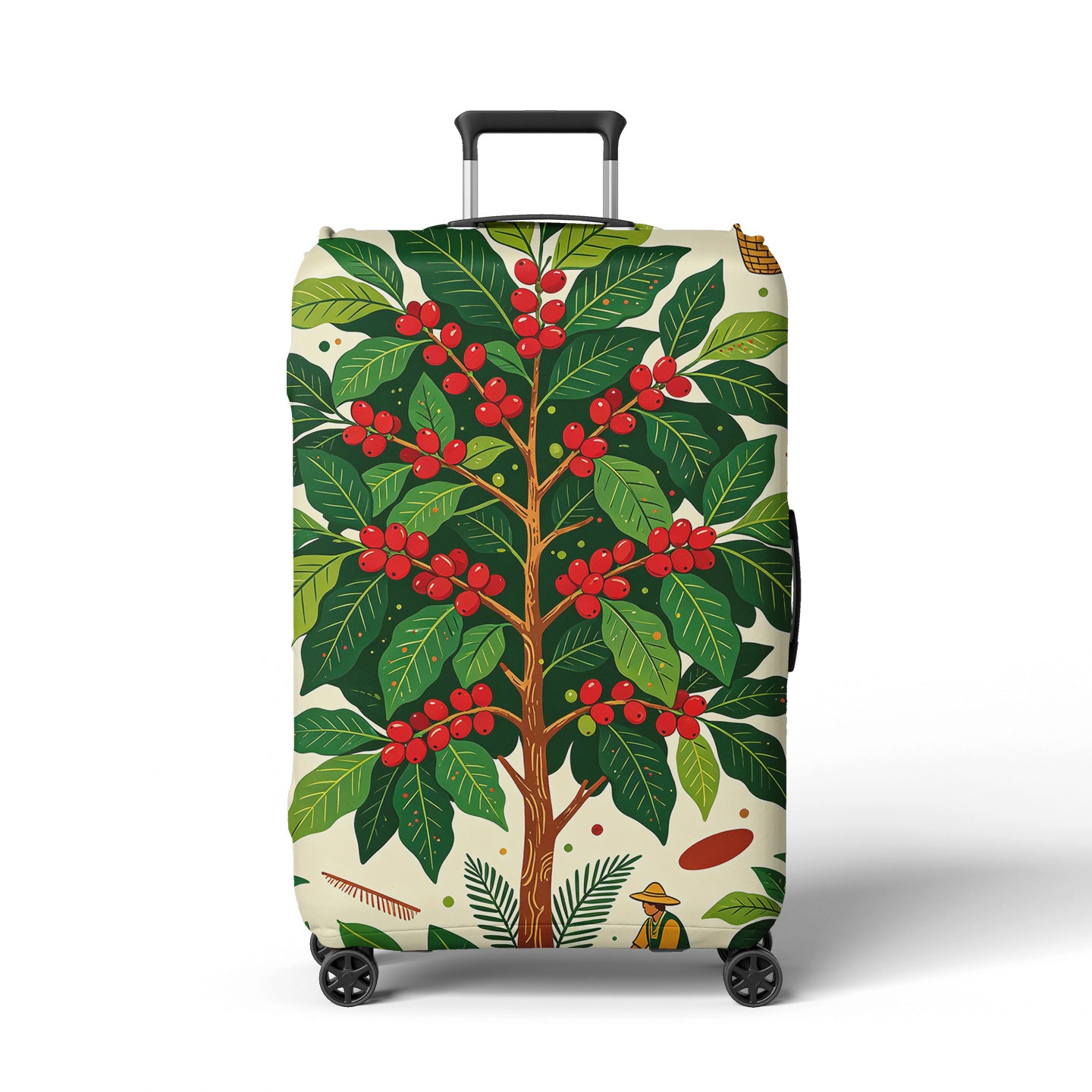 Damen Koffer-Hülle mit fröhlichem Obstdesign Brehn