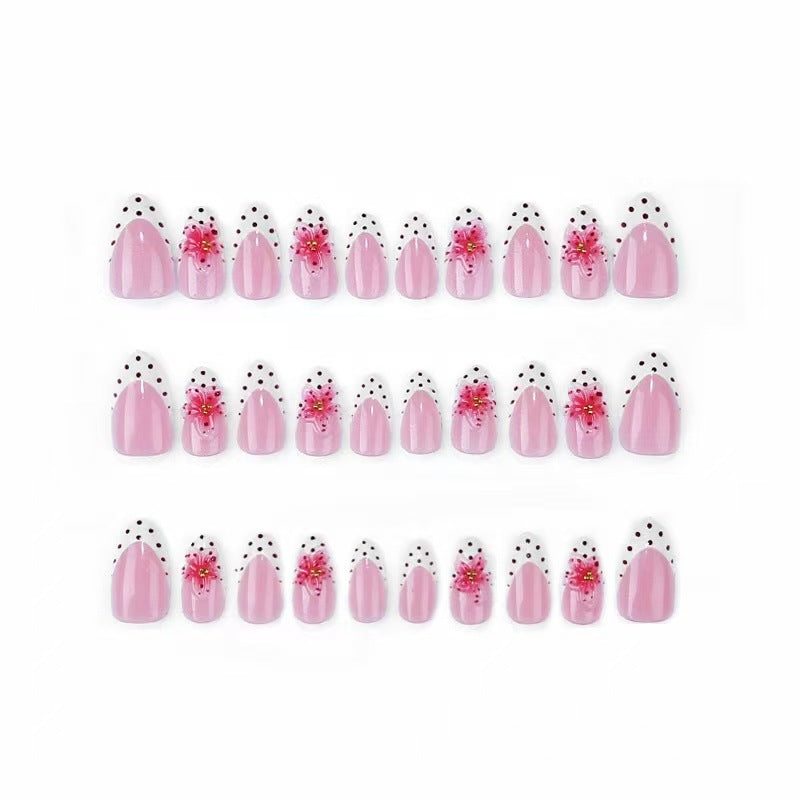 Floral Design Press-On Nail Art Set Brehn