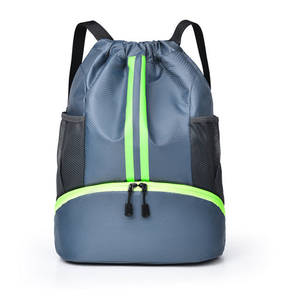 WoSporty Leichtgewicht Kordelzug Rucksack Brehn