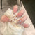 Kunstnagelset mit Funkelnden Strass- und Herzdesign Brehn